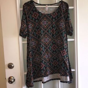 LuLaRoa Perfect T- Aztec Print